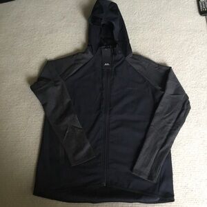 Oakley Men's Dark Gray and Black Performance Jacket